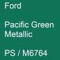Preview: Ford, Pacific Green Metallic, PS / M6764.